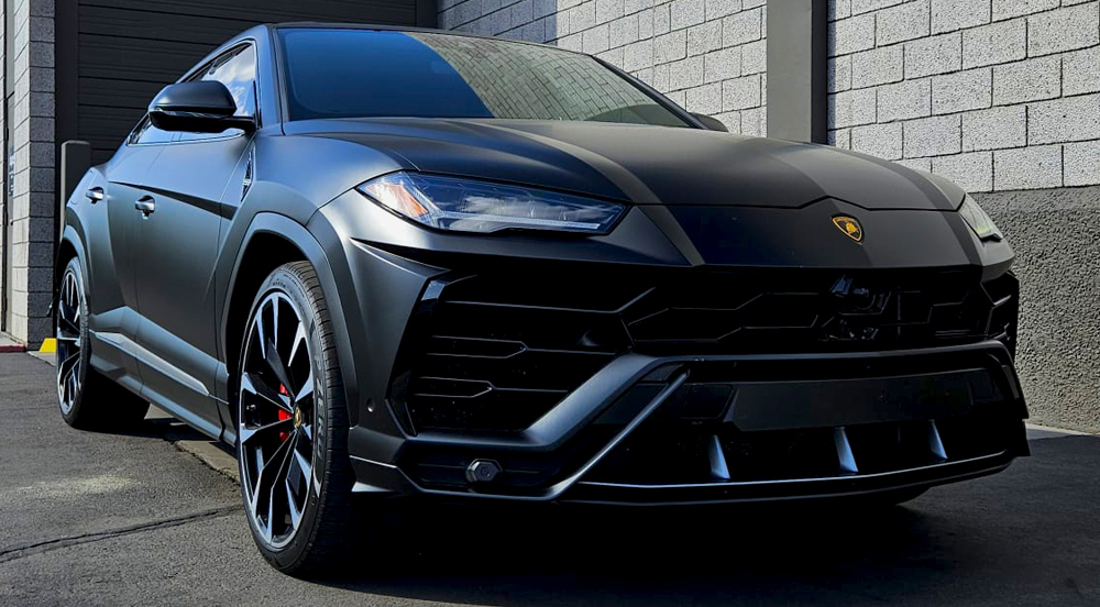 Matte Black Lamborghini Urus